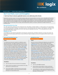 August Threat Brief 2025