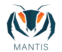 Mantis Blue with Words Transparent