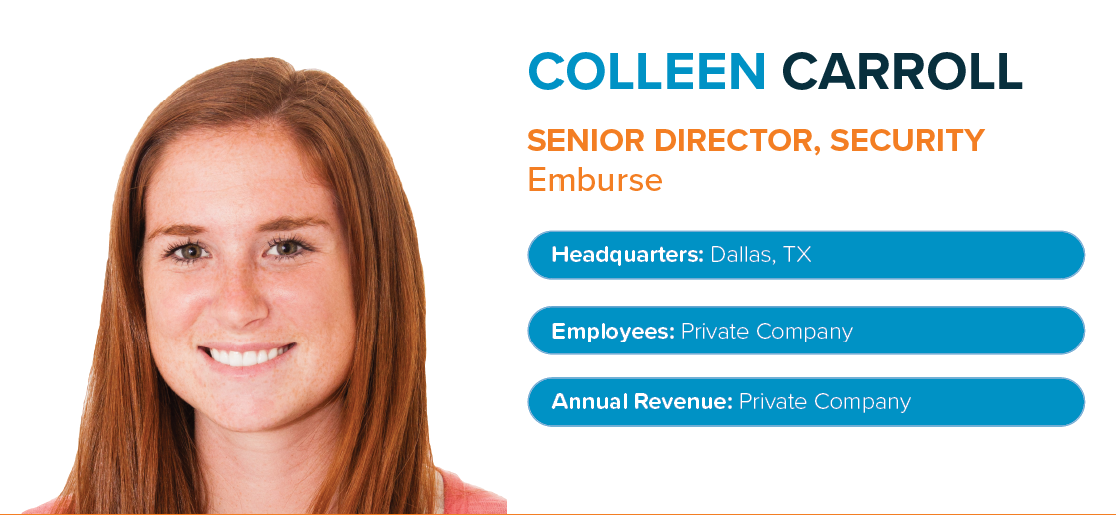 Profile: Colleen Carroll, Senior Director, Security, Emburse