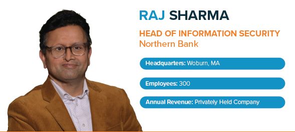Profile: Raj Sharma, Head of Information Security, Northern Bank